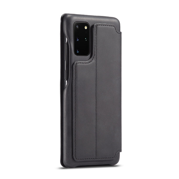 For Samsung Galaxy S20 FE LC.IMEEKE Hon Ancient Series Horizontal Flip Leather Case with Holder & Card Slot(Black) - Galaxy S20 FE Cases by LC.IMEEKE | Online Shopping UK | buy2fix