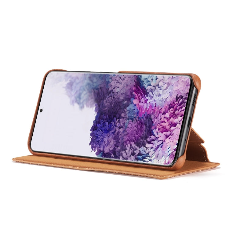 For Samsung Galaxy S20 FE LC.IMEEKE Hon Ancient Series Horizontal Flip Leather Case with Holder & Card Slot(Black) - Galaxy S20 FE Cases by LC.IMEEKE | Online Shopping UK | buy2fix