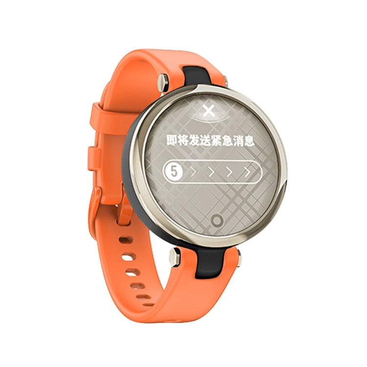 For Garmin Lily Silicone Watch Band(Orange) - Watch Bands by buy2fix | Online Shopping UK | buy2fix