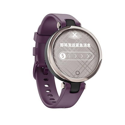 For Garmin Lily Silicone Watch Band(Rose Purple) - Watch Bands by buy2fix | Online Shopping UK | buy2fix
