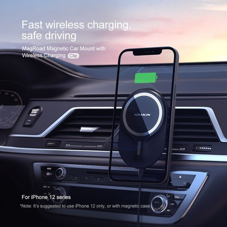 NILLKIN MagRoad Magnetic Car Holder with Wireless Charging by NILLKIN