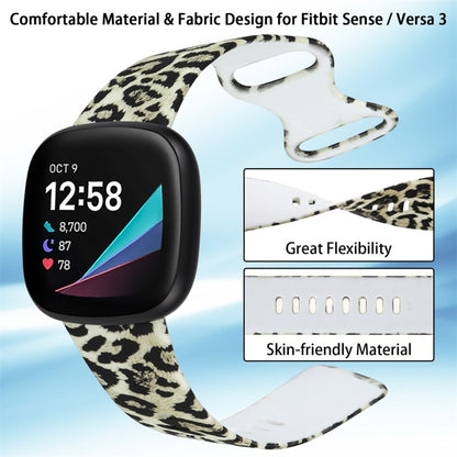 For Fitbit Versa 3 Printing Watch Band, Size:L(C) - Watch Bands by buy2fix | Online Shopping UK | buy2fix