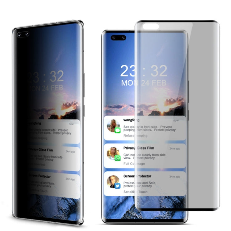 For Huawei nova 8 Pro 5G IMAK 3D Curved Privacy Anti-glare Tempered Glass Film - Huawei Tempered Glass by imak | Online Shopping UK | buy2fix