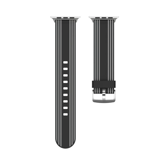 Silicone Replaceable Watch Band For Apple Watch Series 9&8&7 41mm / SE 3&SE 2&6&SE&5&4 40mm / 3&2&1 38mm(1) by buy2fix
