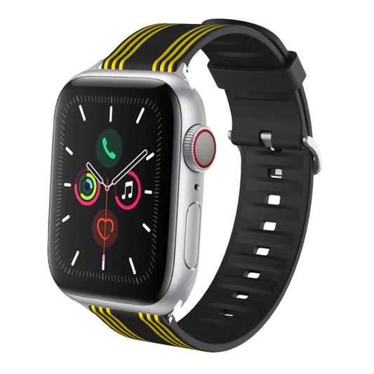 Silicone Replaceable Watch Band For Apple Watch Series 9&8&7 41mm / SE 3&SE 2&6&SE&5&4 40mm / 3&2&1 38mm(3) by buy2fix