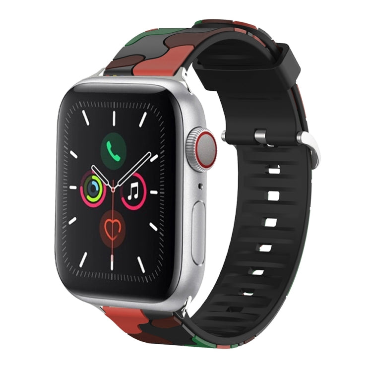 Silicone Replaceable Watch Band For Apple Watch Series 7 41mm / 6 & SE & 5 & 4 40mm / 3 & 2 & 1 38mm(6) by buy2fix