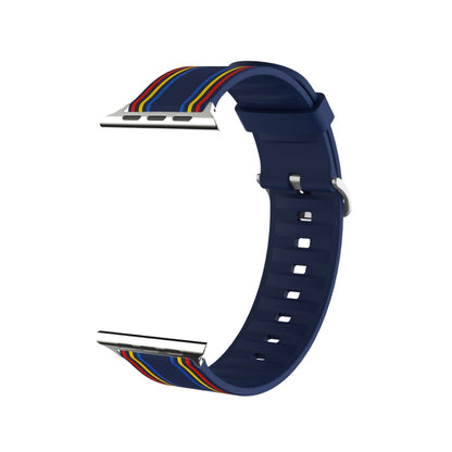 Silicone Replaceable Watch Band For Apple Watch Series 9&8&7 41mm / SE 3&SE 2&6&SE&5&4 40mm / 3&2&1 38mm(13) by buy2fix