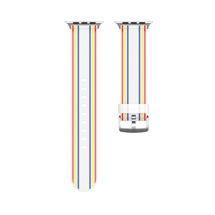 Silicone Replaceable Watch Band For Apple Watch Series 9&8&7 41mm / SE 3&SE 2&6&SE&5&4 40mm / 3&2&1 38mm(17) by buy2fix