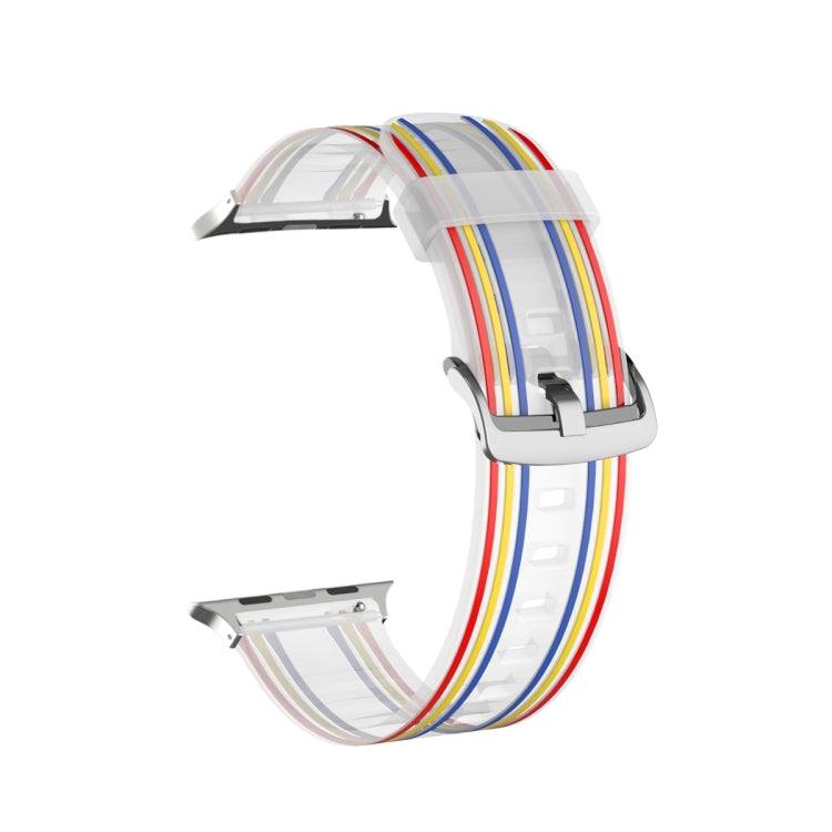 Silicone Replaceable Watch Band For Apple Watch Series 9&8&7 41mm / SE 3&SE 2&6&SE&5&4 40mm / 3&2&1 38mm(17) by buy2fix