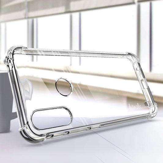 For Motorola Moto E7 Power IMAK All-inclusive Shockproof Airbag TPU Case with Screen Protector(Transparent) - Motorola Cases by imak | Online Shopping UK | buy2fix