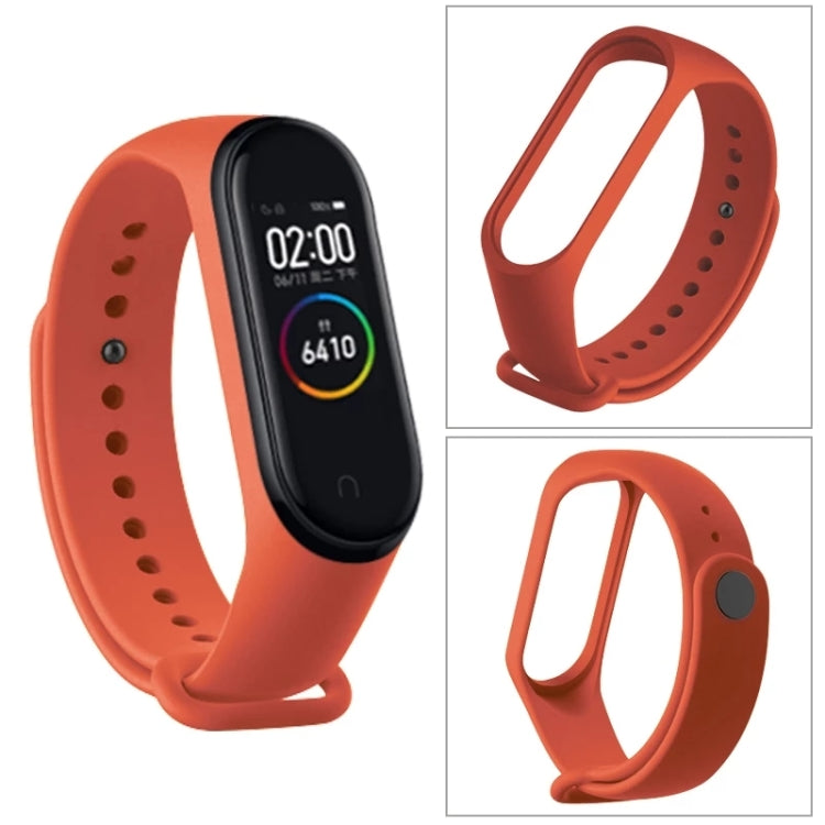 For Xiaomi Mi Band 6 (CA8856) Solid Color Silicone Watch Band(Dark Purple) - Watch Bands by buy2fix | Online Shopping UK | buy2fix