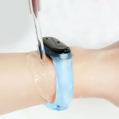 For Xiaomi Mi Band 6 (CA8856) Silicone Translucent Watch Band(Blue) - Watch Bands by buy2fix | Online Shopping UK | buy2fix
