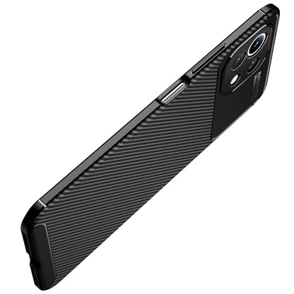 For Xiaomi Mi 11 Lite Carbon Fiber Texture Shockproof TPU Case(Blue) - Xiaomi Cases by buy2fix | Online Shopping UK | buy2fix