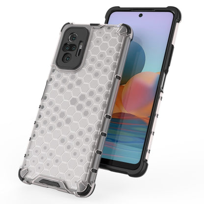 For Xiaomi Redmi Note 10 Pro Shockproof Honeycomb PC + TPU Case(Blue) by buy2fix