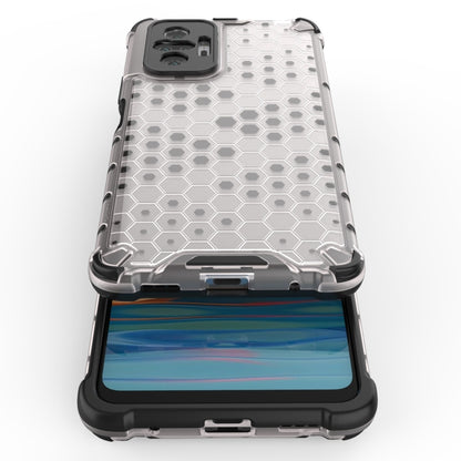 For Xiaomi Redmi Note 10 Pro Shockproof Honeycomb PC + TPU Case(Blue) by buy2fix