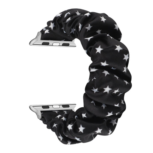 Fabric Hair Ring Watch Band For Apple Watch Ultra 49mm&Watch Ultra 2 49mm / Series 9&8&7 45mm / SE 3&SE 2&6&SE&5&4 44mm / 3&2&1 42mm(3) by buy2fix