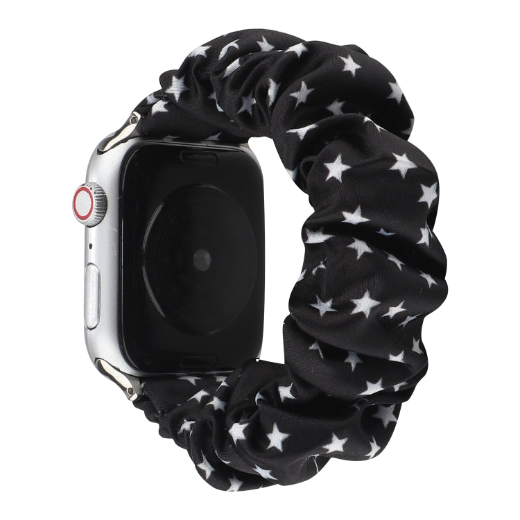 Fabric Hair Ring Watch Band For Apple Watch Ultra 49mm&Watch Ultra 2 49mm / Series 9&8&7 45mm / SE 3&SE 2&6&SE&5&4 44mm / 3&2&1 42mm(3) by buy2fix