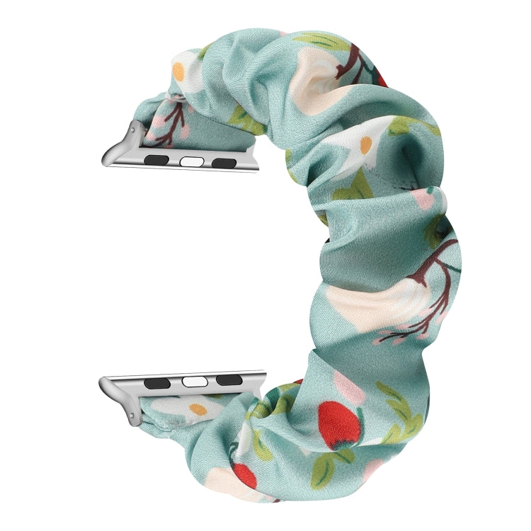 Fabric Hair Ring Watch Band For Apple Watch Ultra 49mm&Watch Ultra 2 49mm / Series 9&8&7 45mm / SE 3&SE 2&6&SE&5&4 44mm / 3&2&1 42mm(4) by buy2fix