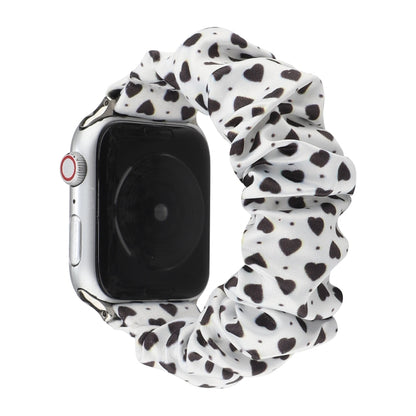 Fabric Hair Ring Watch Band For Apple Watch Ultra 49mm&Watch Ultra 2 49mm / Series 9&8&7 45mm / SE 3&SE 2&6&SE&5&4 44mm / 3&2&1 42mm(5) by buy2fix