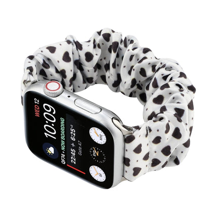 Fabric Hair Ring Watch Band For Apple Watch Ultra 49mm&Watch Ultra 2 49mm / Series 9&8&7 45mm / SE 3&SE 2&6&SE&5&4 44mm / 3&2&1 42mm(5) by buy2fix