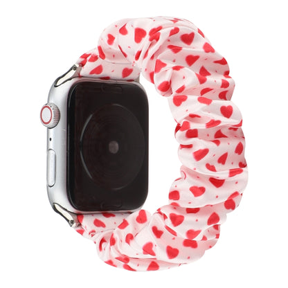 Fabric Hair Ring Watch Band For Apple Watch Ultra 49mm&Watch Ultra 2 49mm / Series 9&8&7 45mm / SE 3&SE 2&6&SE&5&4 44mm / 3&2&1 42mm(7) by buy2fix