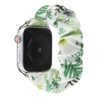 Fabric Hair Ring Watch Band For Apple Watch Ultra 49mm&Watch Ultra 2 49mm / Series 9&8&7 45mm / SE 3&SE 2&6&SE&5&4 44mm / 3&2&1 42mm(10) by buy2fix