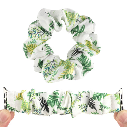 Fabric Hair Ring Watch Band For Apple Watch Ultra 49mm&Watch Ultra 2 49mm / Series 9&8&7 45mm / SE 3&SE 2&6&SE&5&4 44mm / 3&2&1 42mm(10) by buy2fix