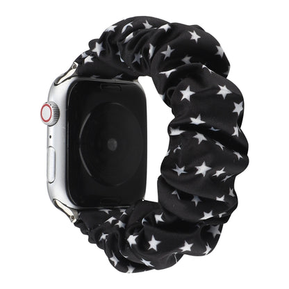 Fabric Hair Ring Watch Band For Apple Watch Series 9&8&7 41mm / SE 3&SE 2&6&SE&5&4 40mm / 3&2&1 38mm(3) by buy2fix