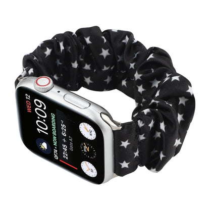 Fabric Hair Ring Watch Band For Apple Watch Series 9&8&7 41mm / SE 3&SE 2&6&SE&5&4 40mm / 3&2&1 38mm(3) by buy2fix