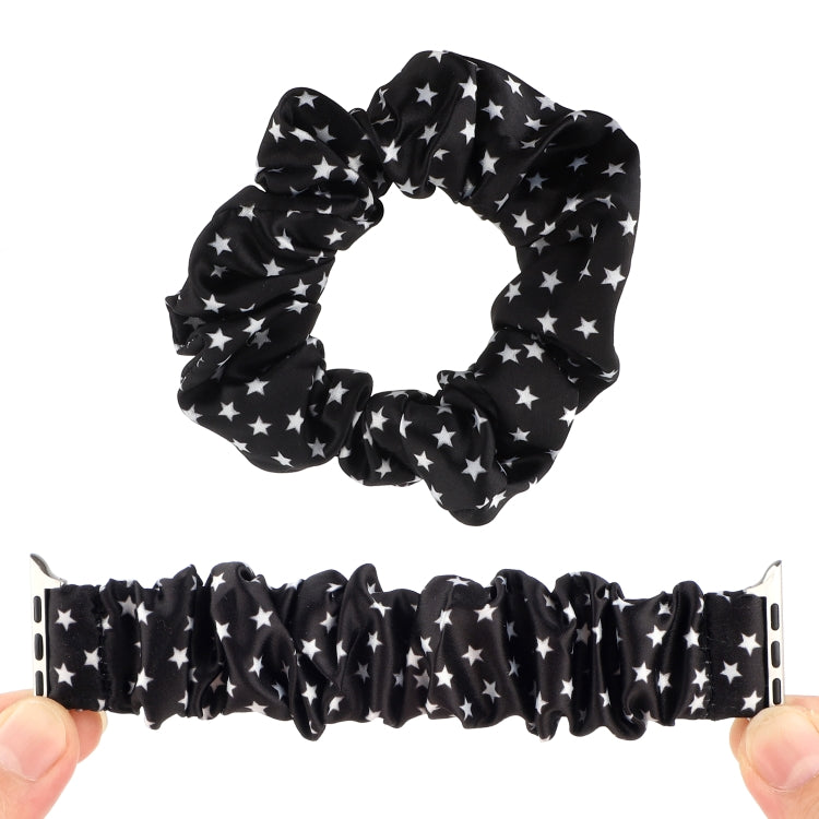 Fabric Hair Ring Watch Band For Apple Watch Series 9&8&7 41mm / SE 3&SE 2&6&SE&5&4 40mm / 3&2&1 38mm(3) by buy2fix