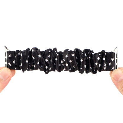 Fabric Hair Ring Watch Band For Apple Watch Series 9&8&7 41mm / SE 3&SE 2&6&SE&5&4 40mm / 3&2&1 38mm(3) by buy2fix