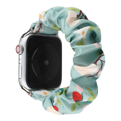 Fabric Hair Ring Watch Band For Apple Watch Series 9&8&7 41mm / SE 3&SE 2&6&SE&5&4 40mm / 3&2&1 38mm(4) by buy2fix