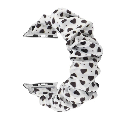 Fabric Hair Ring Watch Band For Apple Watch Series 9&8&7 41mm / SE 3&SE 2&6&SE&5&4 40mm / 3&2&1 38mm(5) by buy2fix