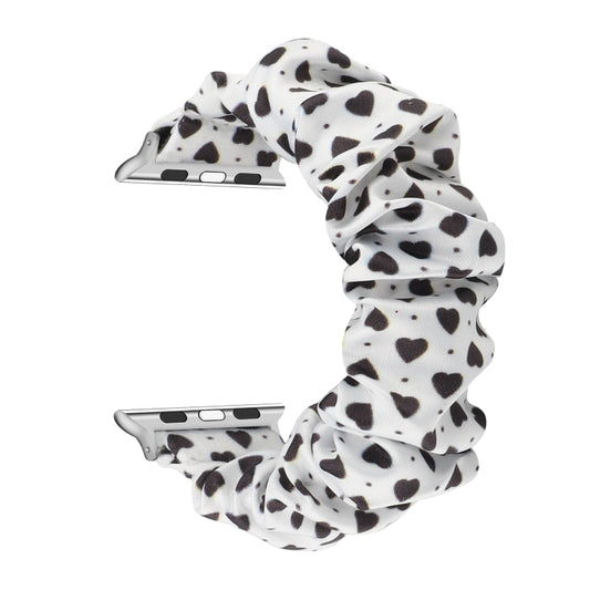 Fabric Hair Ring Watch Band For Apple Watch Series 9&8&7 41mm / SE 3&SE 2&6&SE&5&4 40mm / 3&2&1 38mm(5) by buy2fix