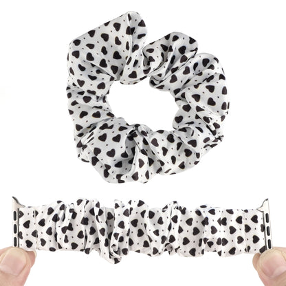 Fabric Hair Ring Watch Band For Apple Watch Series 9&8&7 41mm / SE 3&SE 2&6&SE&5&4 40mm / 3&2&1 38mm(5) by buy2fix