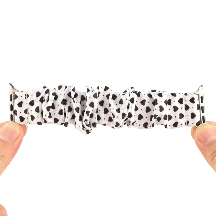 Fabric Hair Ring Watch Band For Apple Watch Series 9&8&7 41mm / SE 3&SE 2&6&SE&5&4 40mm / 3&2&1 38mm(5) by buy2fix