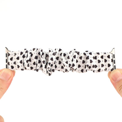 Fabric Hair Ring Watch Band For Apple Watch Series 9&8&7 41mm / SE 3&SE 2&6&SE&5&4 40mm / 3&2&1 38mm(5) by buy2fix