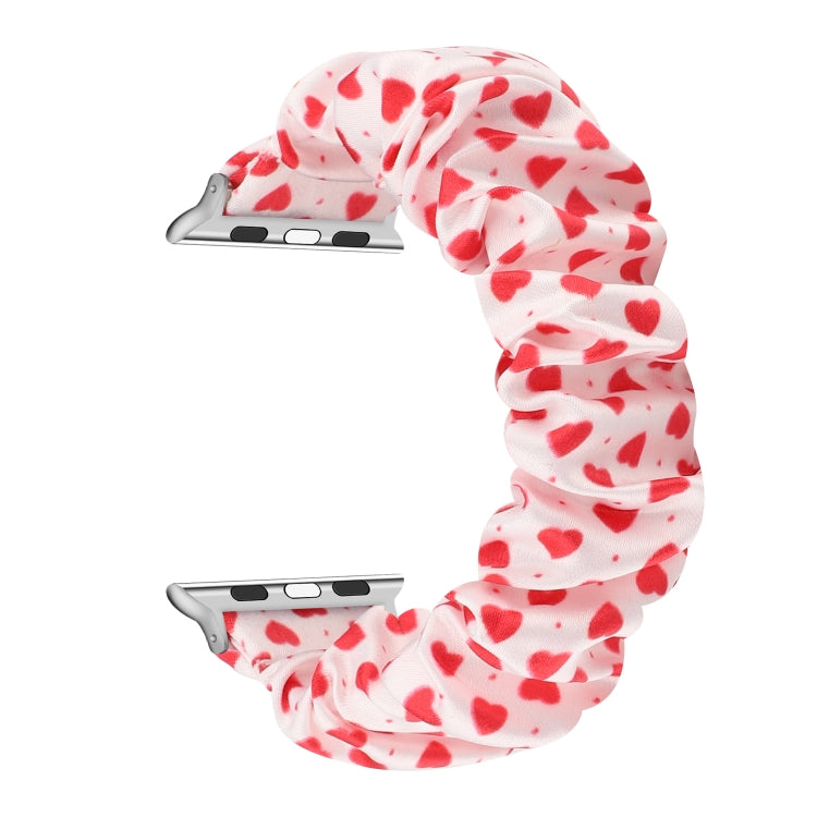 Fabric Hair Ring Watch Band For Apple Watch Series 9&8&7 41mm / SE 3&SE 2&6&SE&5&4 40mm / 3&2&1 38mm(7) by buy2fix