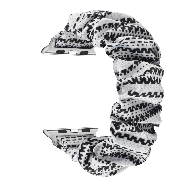 Fabric Hair Ring Watch Band For Apple Watch Series 9&8&7 41mm / SE 3&SE 2&6&SE&5&4 40mm / 3&2&1 38mm(8) by buy2fix