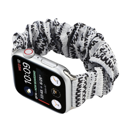 Fabric Hair Ring Watch Band For Apple Watch Series 9&8&7 41mm / SE 3&SE 2&6&SE&5&4 40mm / 3&2&1 38mm(8) by buy2fix