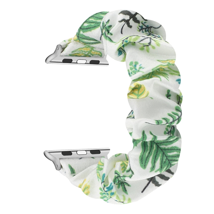 Fabric Hair Ring Watch Band For Apple Watch Series 9&8&7 41mm / SE 3&SE 2&6&SE&5&4 40mm / 3&2&1 38mm(10) by buy2fix