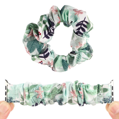 Fabric Hair Ring Watch Band For Apple Watch Series 9&8&7 41mm / SE 3&SE 2&6&SE&5&4 40mm / 3&2&1 38mm(12) by buy2fix