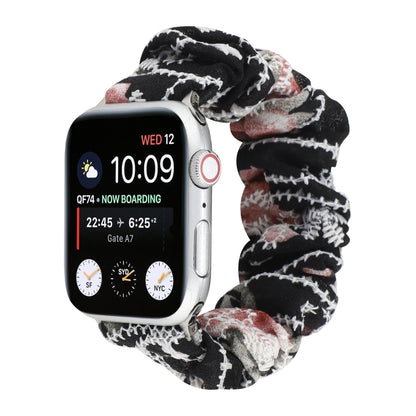 Fabric Hair Ring Watch Band For Apple Watch Ultra 49mm&Watch Ultra 2 49mm / Series 9&8&7 45mm / SE 3&SE 2&6&SE&5&4 44mm / 3&2&1 42mm(7) by buy2fix