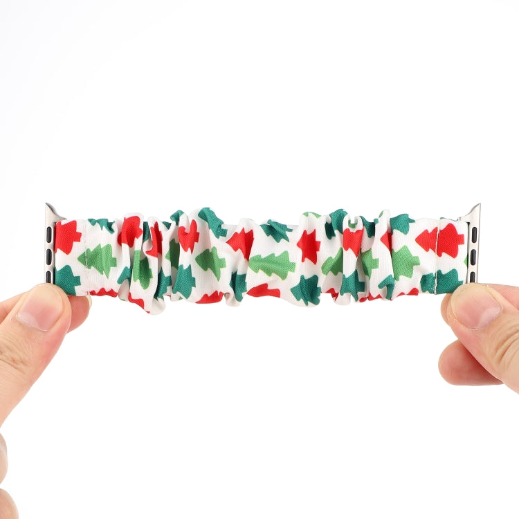 Fabric Hair Ring Watch Band For Apple Watch Ultra 49mm&Watch Ultra 2 49mm / Series 9&8&7 45mm / SE 3&SE 2&6&SE&5&4 44mm / 3&2&1 42mm(9) by buy2fix