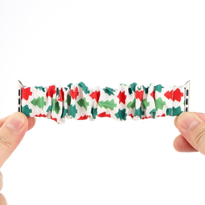 Fabric Hair Ring Watch Band For Apple Watch Ultra 49mm&Watch Ultra 2 49mm / Series 9&8&7 45mm / SE 3&SE 2&6&SE&5&4 44mm / 3&2&1 42mm(9) by buy2fix