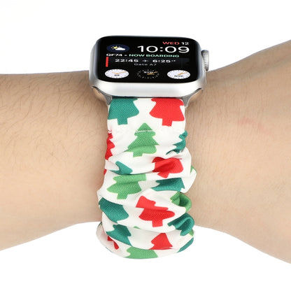 Fabric Hair Ring Watch Band For Apple Watch Ultra 49mm&Watch Ultra 2 49mm / Series 9&8&7 45mm / SE 3&SE 2&6&SE&5&4 44mm / 3&2&1 42mm(9) by buy2fix