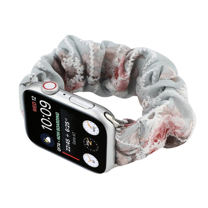 Fabric Hair Ring Watch Band For Apple Watch Series 9&8&7 41mm / SE 3&SE 2&6&SE&5&4 40mm / 3&2&1 38mm(5) by buy2fix