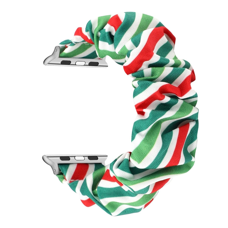 Fabric Hair Ring Watch Band For Apple Watch Series 9&8&7 41mm / SE 3&SE 2&6&SE&5&4 40mm / 3&2&1 38mm(8) by buy2fix