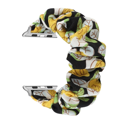 Fabric Hair Ring Watch Band For Apple Watch Ultra 49mm&Watch Ultra 2 49mm / Series 9&8&7 45mm / SE 3&SE 2&6&SE&5&4 44mm / 3&2&1 42mm(2) by buy2fix