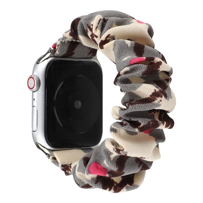 Fabric Hair Ring Watch Band For Apple Watch Ultra 49mm&Watch Ultra 2 49mm / Series 9&8&7 45mm / SE 3&SE 2&6&SE&5&4 44mm / 3&2&1 42mm(6) by buy2fix